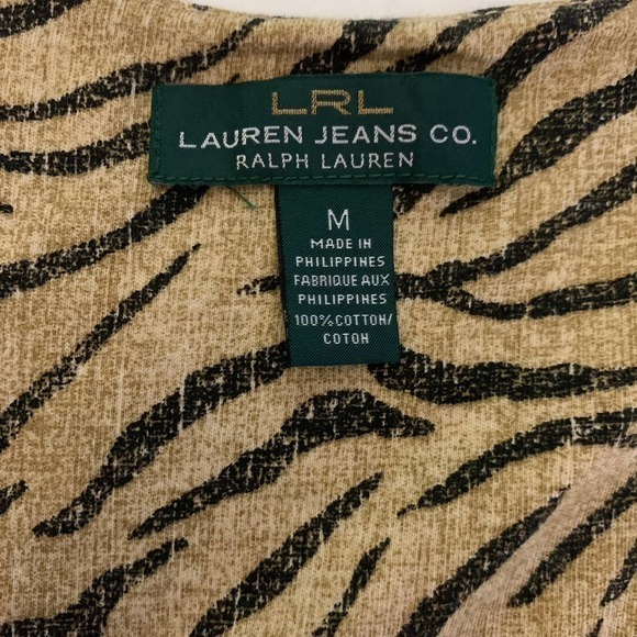 LAUREN‎ RALPH LAUREN Tan Animal Print Maxi Dress - NWT NFR Western Cowgirl - Picture 11 of 13